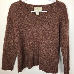 Express Tricot Sz L Vtg 100% Wool Sweater